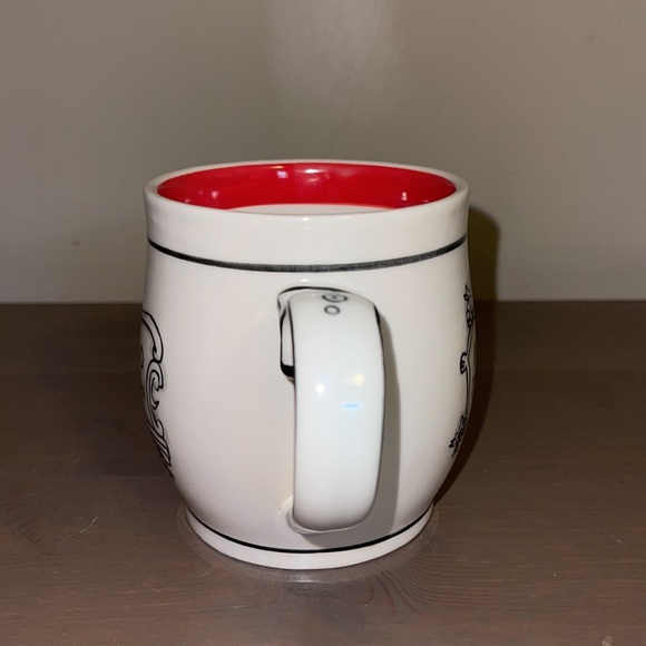 Anthropologie Katie Mandy “Hello I Love You” Red and White Ceramic Mug - Picture 4 of 8